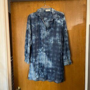 Bella Dahl plaid Shirt Dress